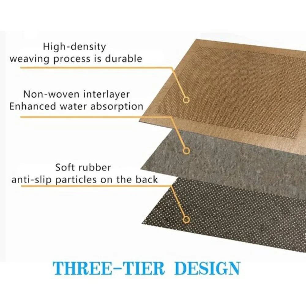 New Small Kitchen Rugs, Non-Skid, Washable, Farmhouse Style Sink Floor Mats
